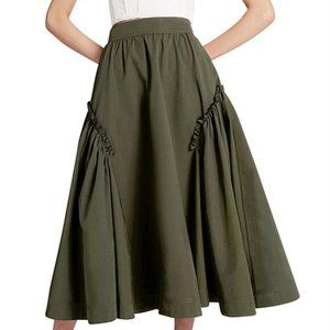 AJE PROMISE MIDI SKIRT - Khaki - NWT